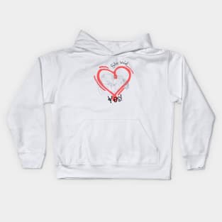 Travis and Taylor Engaged Kids Hoodie